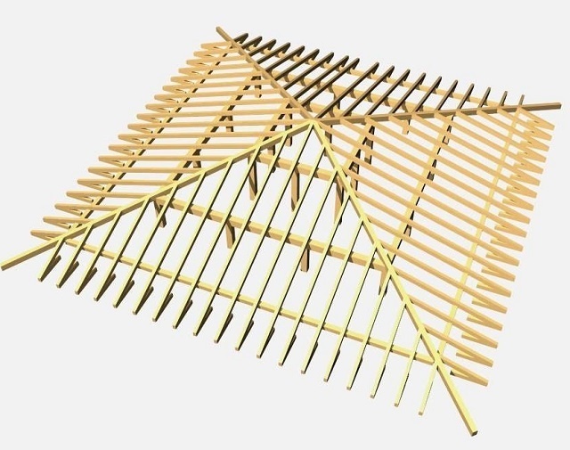 Расчет стропильной системы шатровой крыши